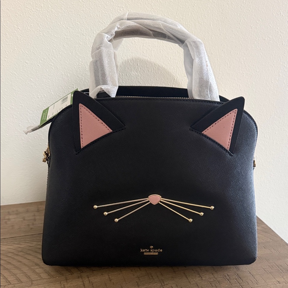 Kate Spade Black Cat Lottie Bag